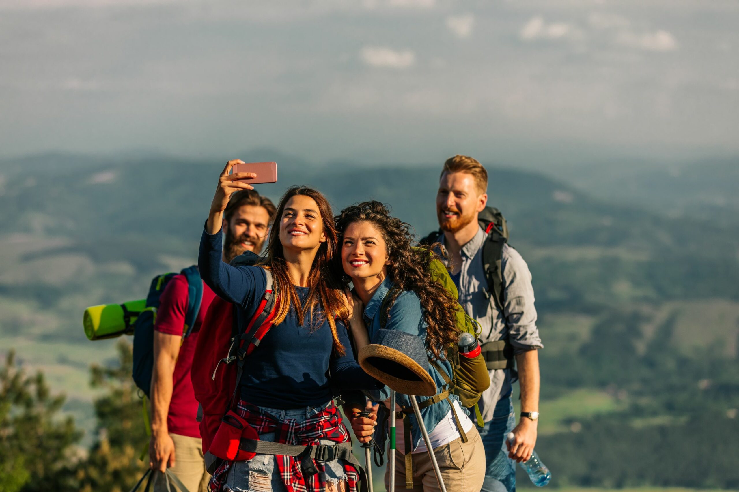 Group Of People Outside