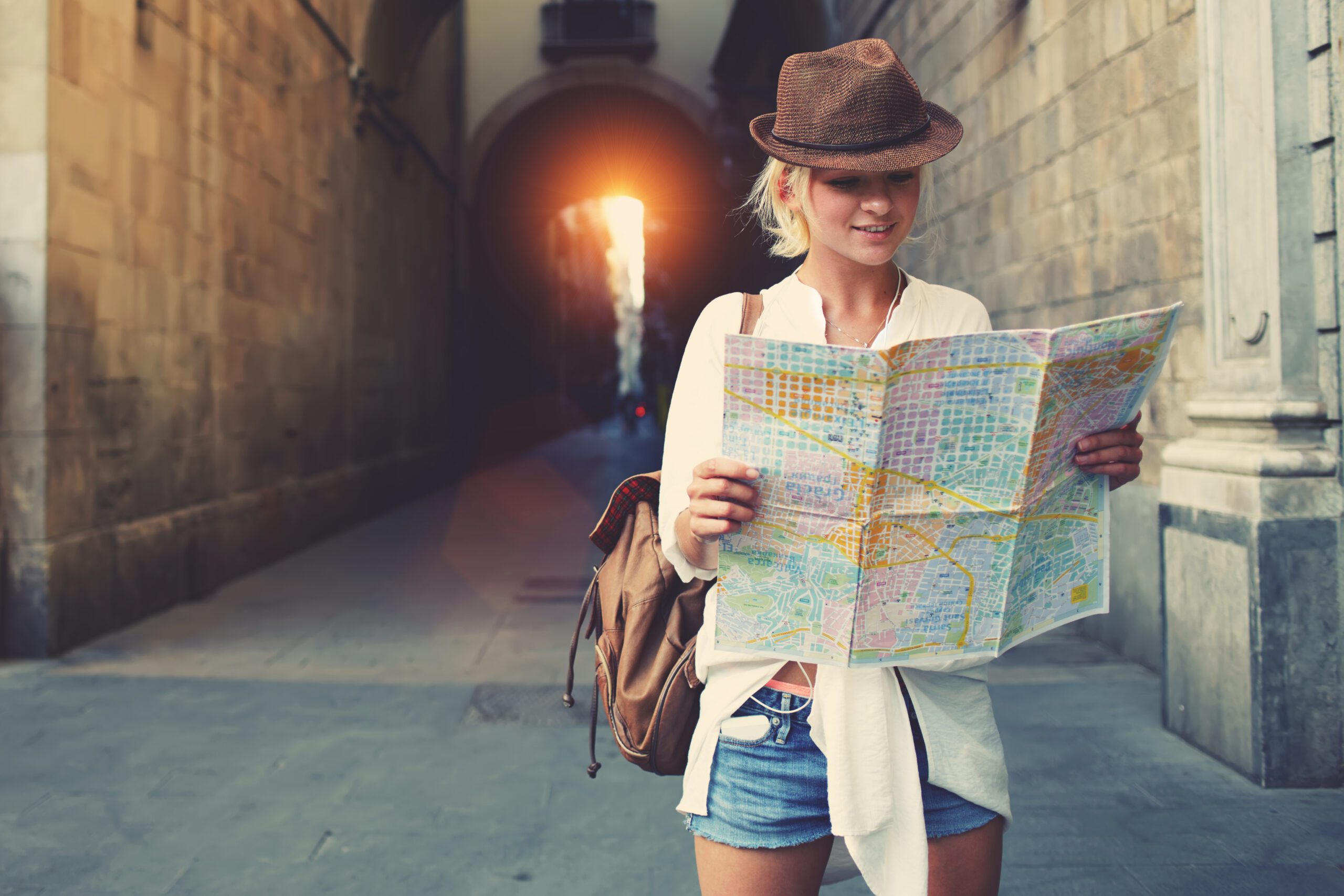 Woman with a Map